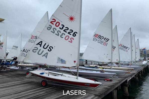 manly yacht club lasers